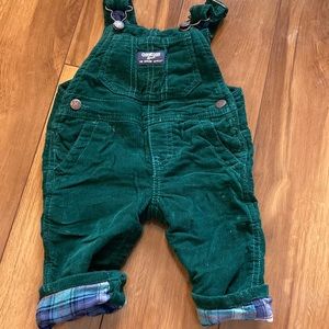 Flannel lined Oshkosh B’gosh Corduroy overalls